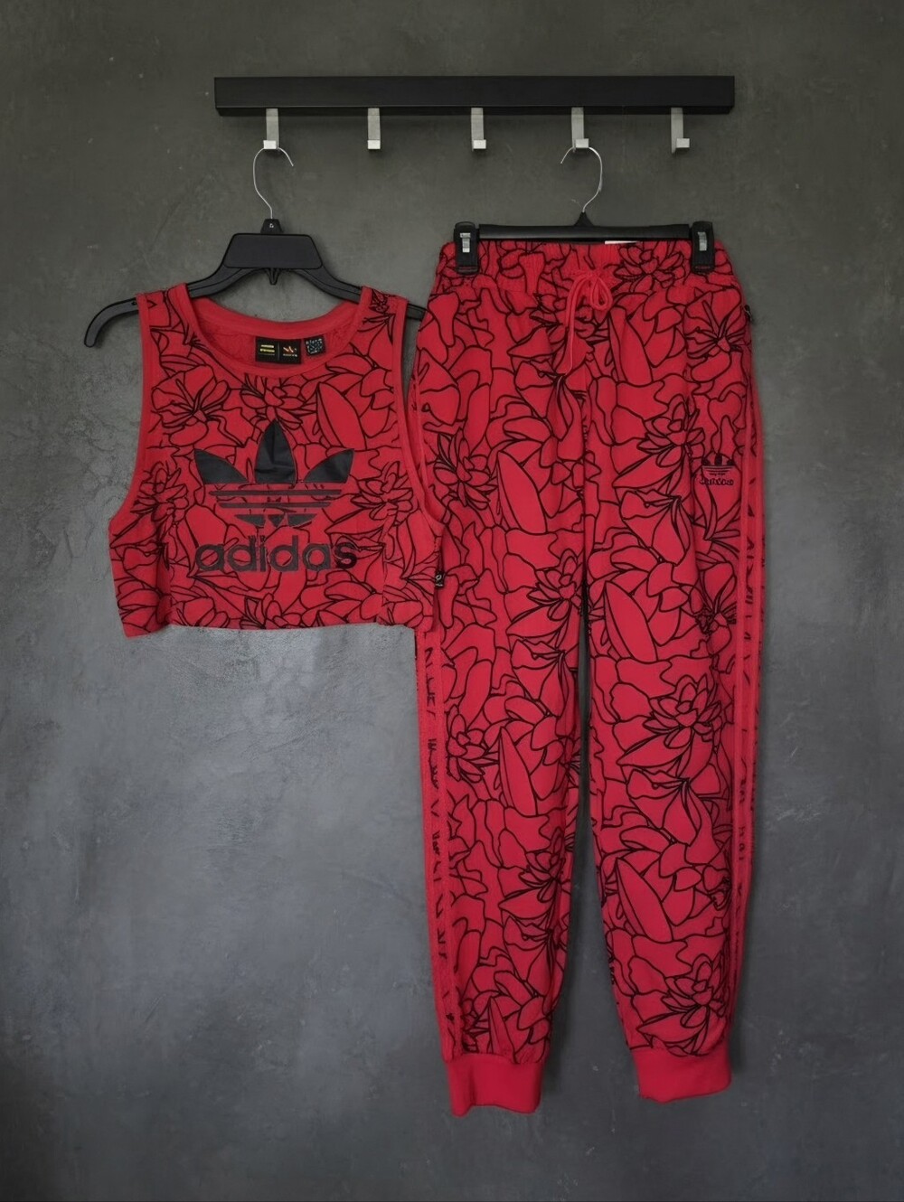 Adidas Originals x Pharrell Williams “Dear Baes” Floral Set | L